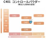 画像2: コントロールパウダー/ナチュラル/C401/13g (2)